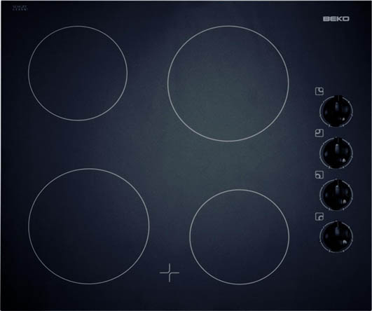 Beko HIC 64100 kookplaat Zwart Ingebouwd Inductiekookplaat zones 4 zone(s) DHZ2566 - Afbeelding 3