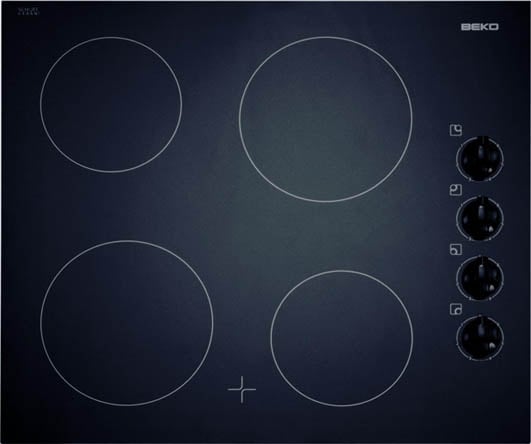 Beko HIC 64100 kookplaat Zwart Ingebouwd Inductiekookplaat zones 4 zone(s) DHZ2566
