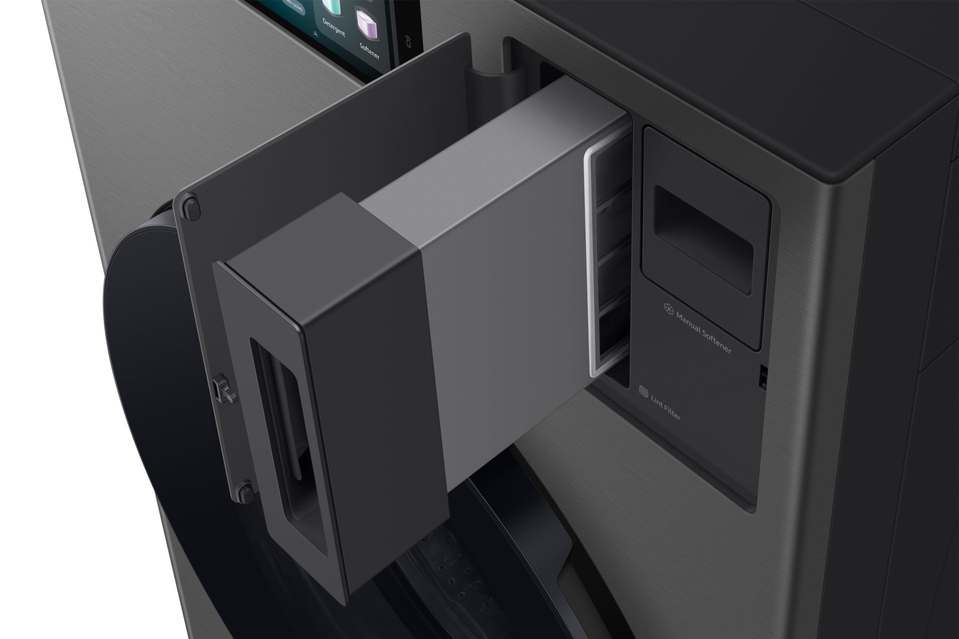 Samsung WD18DB8995BZ Was-droogcombinatie Vrijstaand Voorbelading Roestvrijstaal A - Afbeelding 12