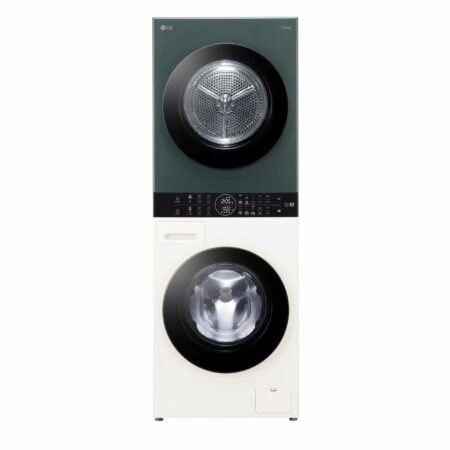 LG WT1210EGF Was-droogcombinatie Vrijstaand Voorbelading Groen, Wit A - Afbeelding 10