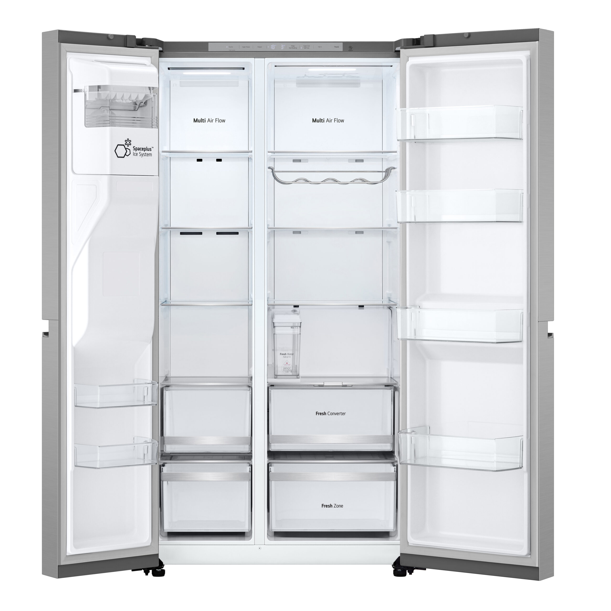 LG GSLE81PYBC amerikaanse koelkast Vrijstaand 628 l C Zilver - Afbeelding 4