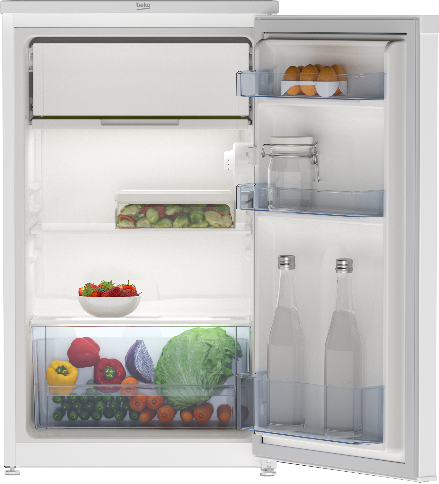 Beko TS190340N combi-koelkast Vrijstaand 85 l E Wit DHZ2586 - Afbeelding 4