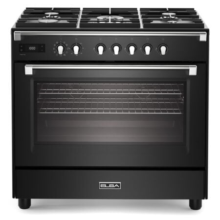 Elba EBS 965 MLAA 90 cm antraciet gasfornuis