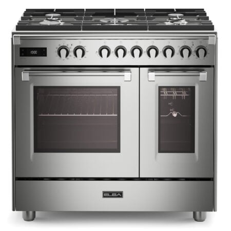 Elba EBS 965T MXX RVS 90 cm gasfornuis