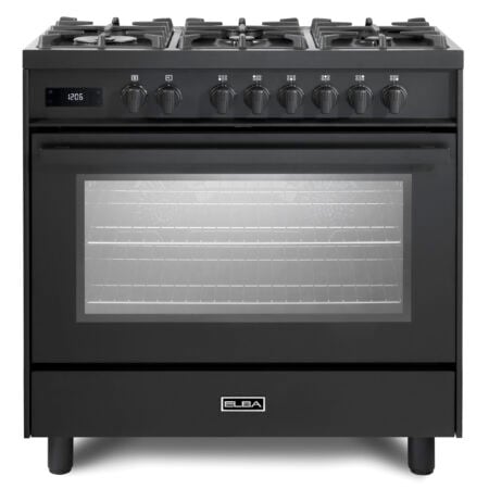 Elba EX 966 MLAA 90cm antraciet gasfornuis