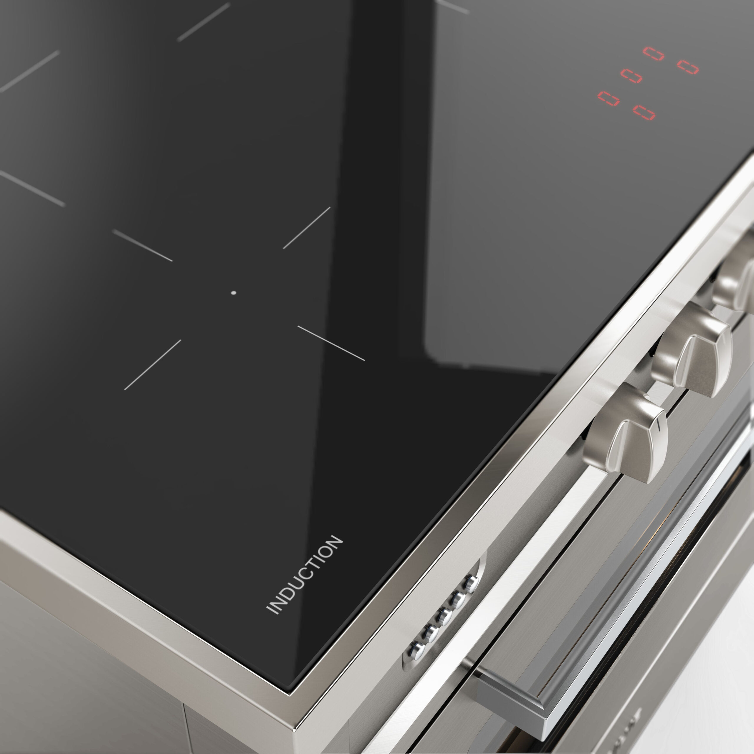 ILVE LBI095WSCM3/SS inductiefornuis - Afbeelding 3
