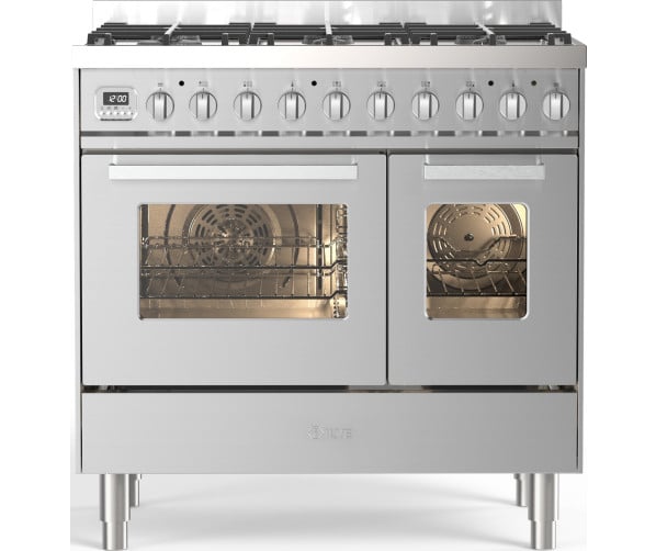 Ilve LD096WSCM3/SS gasfornuis