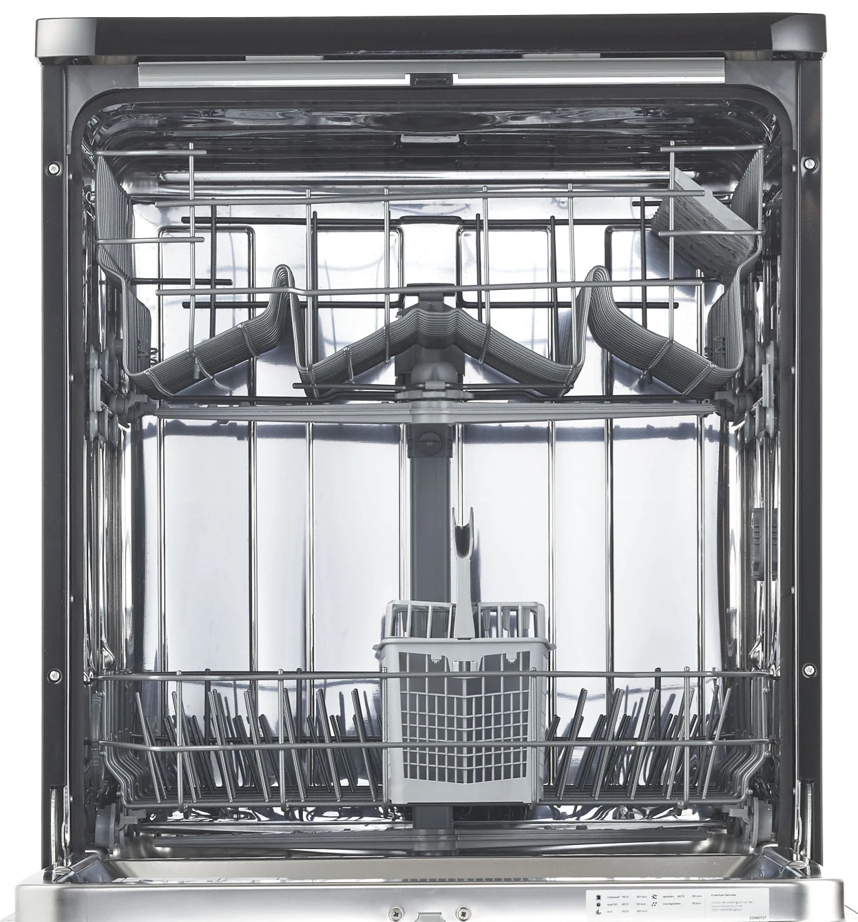 Nassau RVW6000ZWA - Retro Vaatwasser - Vrijstaand - Zwart -  5 jaar garantie - Afbeelding 3