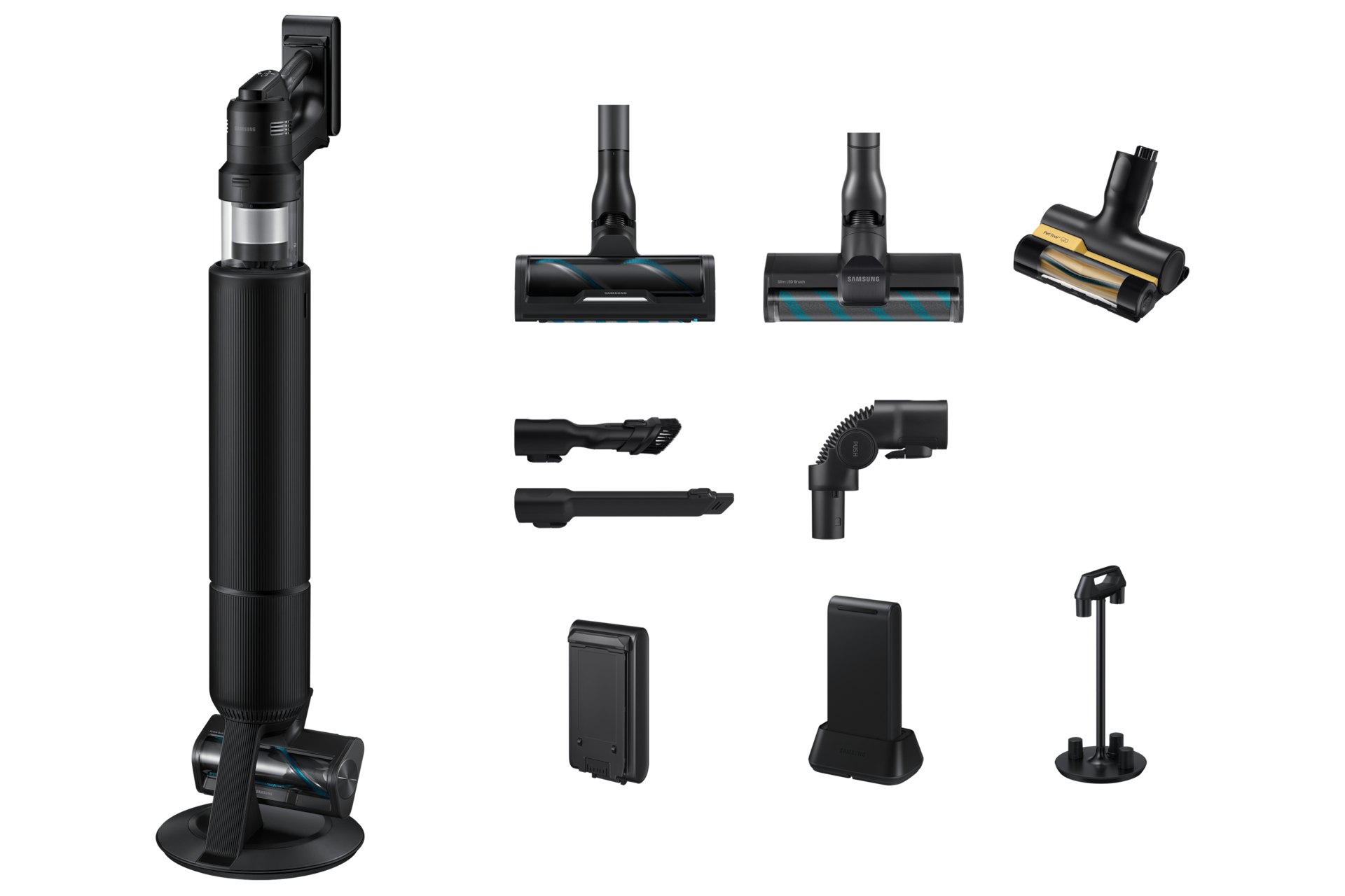 Samsung VS90F40EEK 2-in-1-steelstofzuiger Batterij/Accu Droog HEPA Stofzak 0,5 l Zwart EWO3137 - Afbeelding 3
