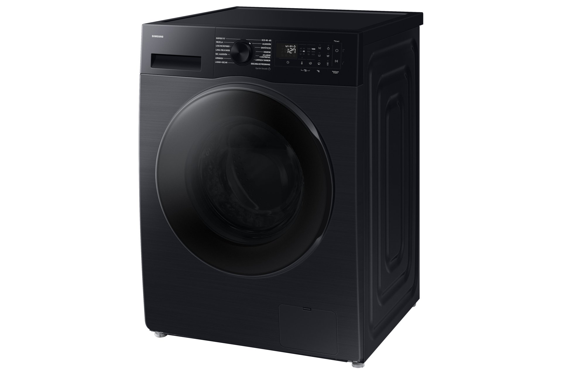 Samsung WD90DG5B15BB Was-droogcombinatie Vrijstaand Voorbelading Zwart D - Afbeelding 4