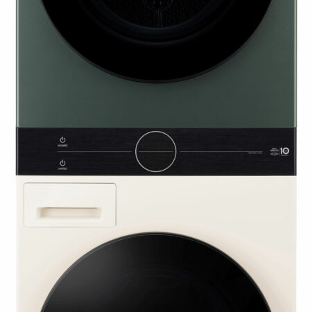 LG WT1210EGF Was-droogcombinatie Vrijstaand Voorbelading Groen, Wit A - Afbeelding 6
