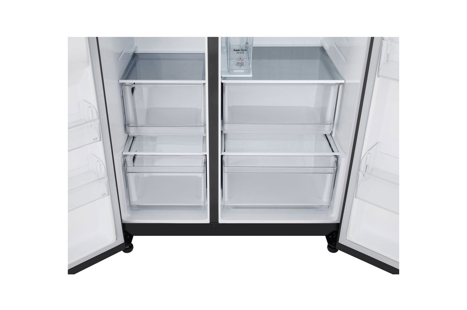 LG GSJC41EPPE amerikaanse koelkast Vrijstaand 641 l E Zwart, Metallic - Afbeelding 9