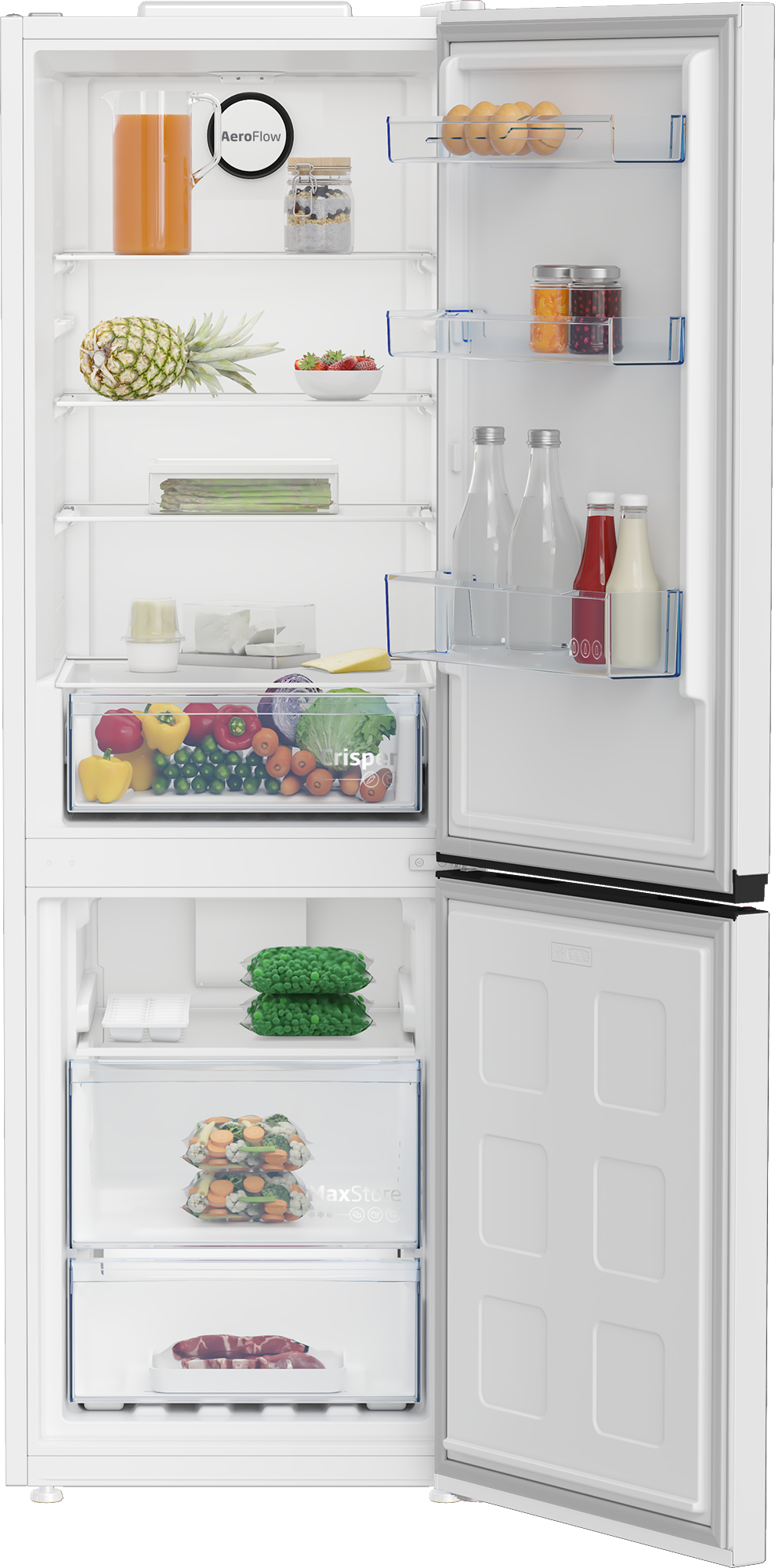 Beko B1RCNE364W koel-vriescombinatie Vrijstaand 316 l E Wit - Afbeelding 4