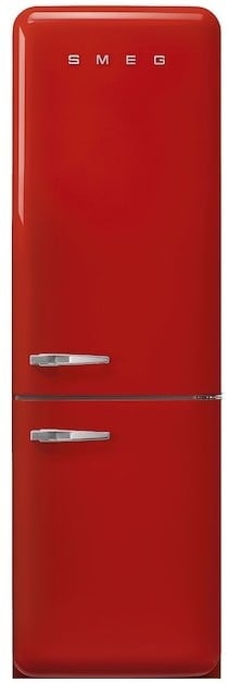 Smeg FAB32RRD5 koel-vriescombinatie Vrijstaand 331 l D Rood - ACTIE!