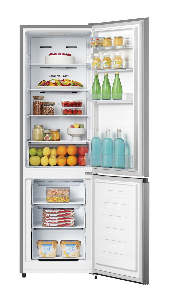 Hisense RB329N4ACE koel-vriescombinatie Vrijstaand 255 l E Roestvrijstaal - Afbeelding 5