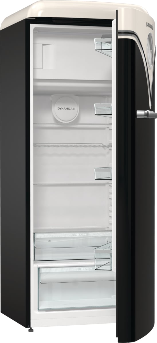 Gorenje OBRB 615 DBK combi-koelkast Vrijstaand 247 l D Zwart, Crème - Afbeelding 3