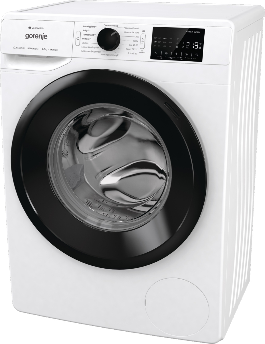 Gorenje WPNEI74SA1TS wasmachine Voorbelading 7 kg 1400 RPM Wit DHZ2785 - Afbeelding 5