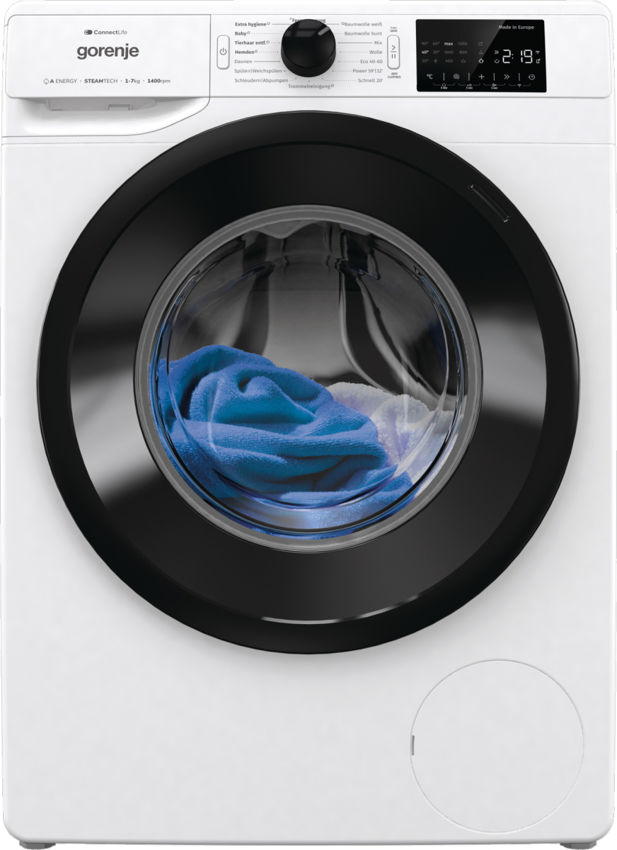 Gorenje WPNEI74SA1TS wasmachine Voorbelading 7 kg 1400 RPM Wit DHZ2785 - Afbeelding 6