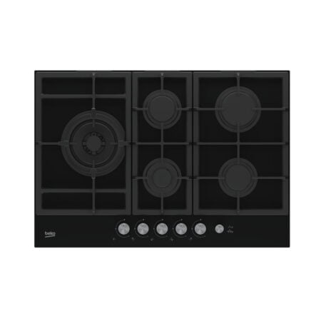 Beko HILL 75235 S kookplaat Zwart Ingebouwd 75 cm Gaskookplaat 5 zone(s) DHZ2661