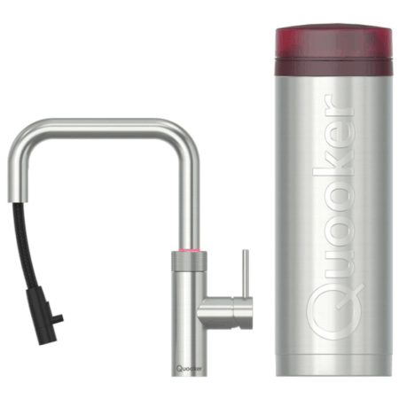 QUOOKER PRO3 FLEX SQUARE RVS – 3XRVS