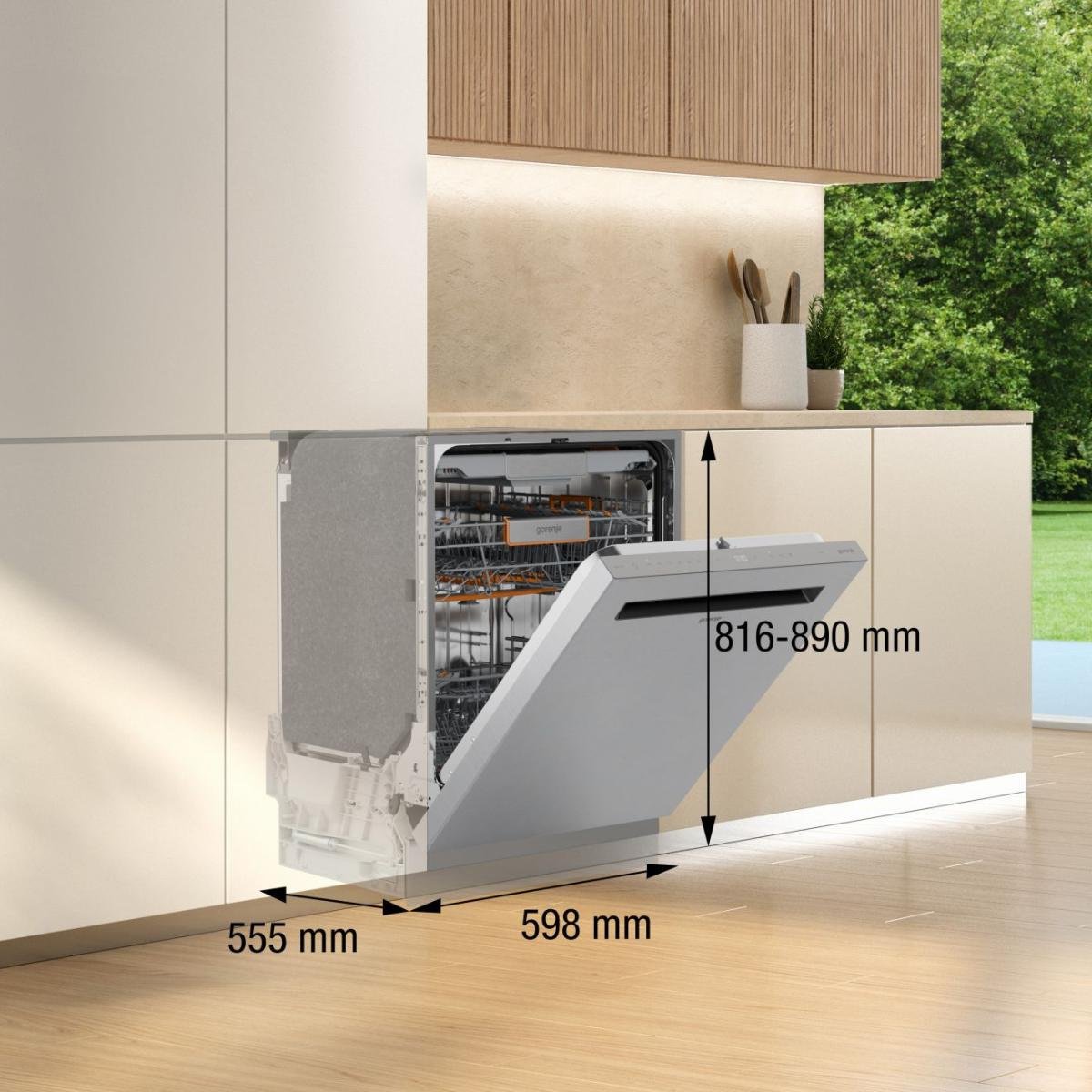 Gorenje G600 ULTRA16BUAESX Volledig ingebouwd 16 couverts A DHZ2768 - Afbeelding 3