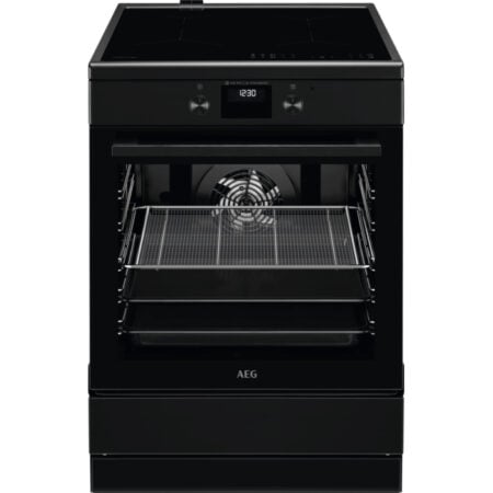 AEG CIB6640AAB Vrijstaand fornuis A Electrisch Inductiekookplaat zones Zwart