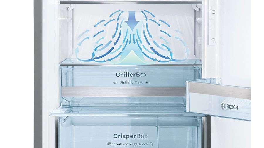 Bosch Serie 2 KGN34NLEA koel-vriescombinatie Vrijstaand 300 l E Roestvrijstaal - EWO3311 - Afbeelding 9