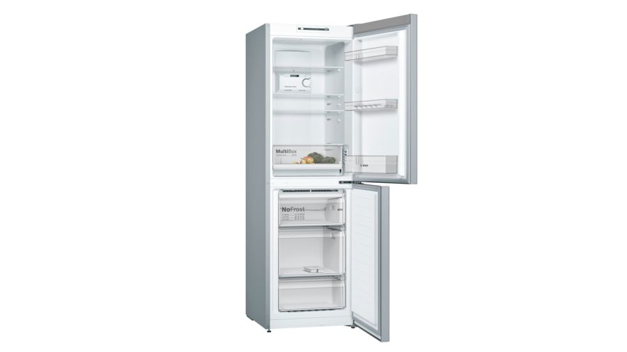 Bosch Serie 2 KGN34NLEA koel-vriescombinatie Vrijstaand 300 l E Roestvrijstaal - EWO3311 - Afbeelding 5