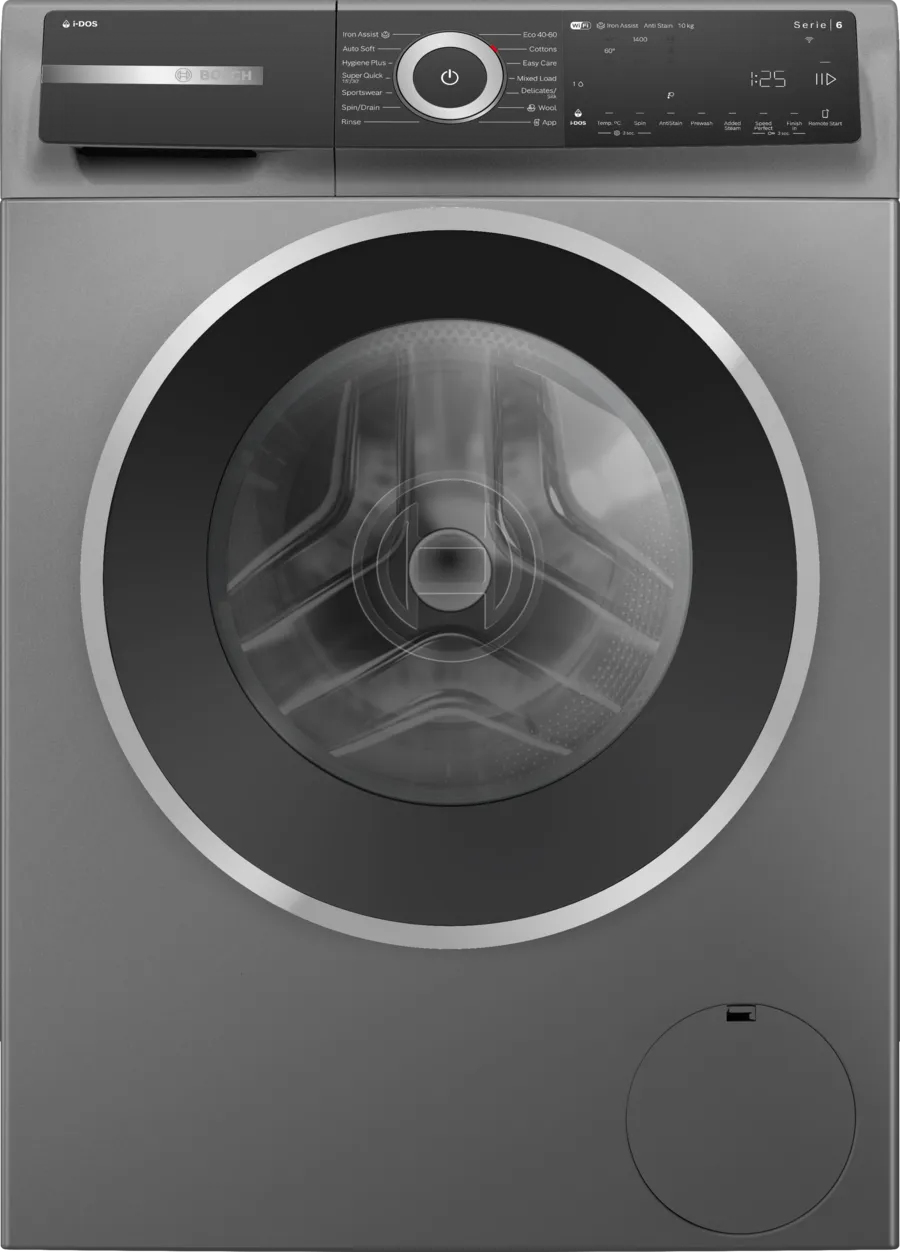 Bosch Serie 6 WGH254ARGB wasmachine Voorbelading 10 kg 1400 RPM Grijs - EWO3349