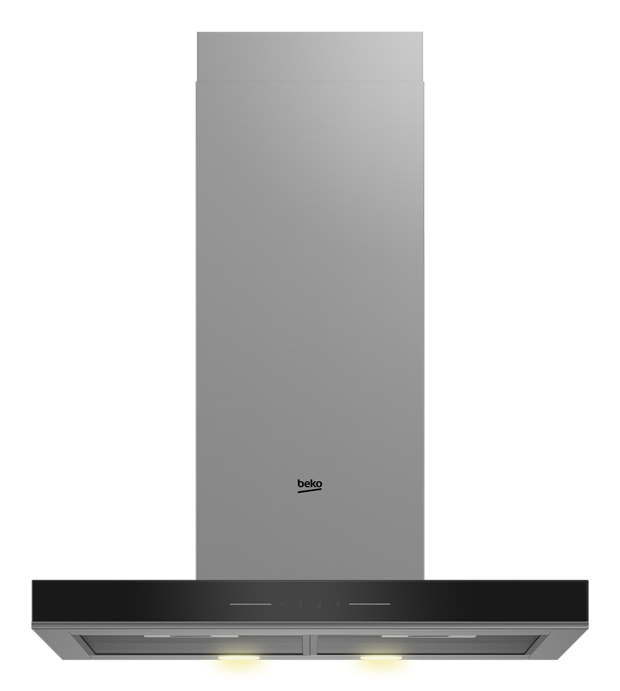 Beko BHCB63640BH afzuigkap Muurmontage Zwart, Roestvrijstaal 627 m³/uur DHZ1BAUKE