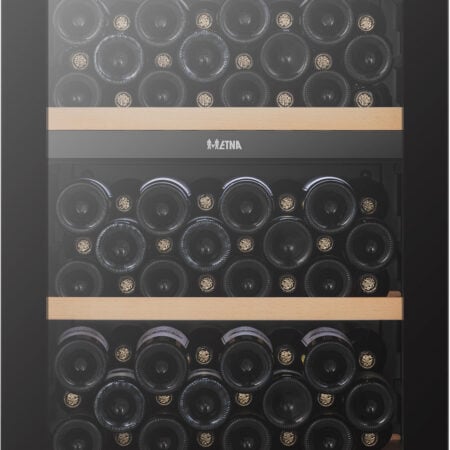 ETNA WKV584 wijnkoeler Compressorwijnkoeler Vrijstaand Zwart 108 fles(sen)