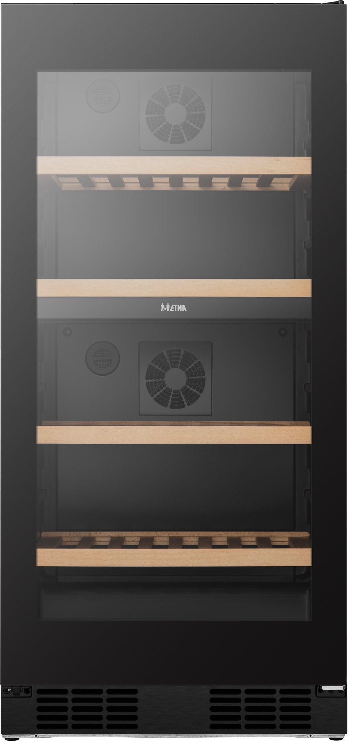 ETNA WKV584 wijnkoeler Compressorwijnkoeler Vrijstaand Zwart 108 fles(sen) - Afbeelding 3