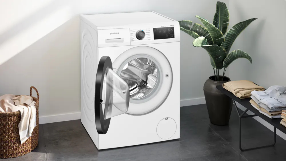 Siemens WM14UR5EM2 wasmachine Voorbelading 9 kg 1400 RPM Wit DHZ2782 - Afbeelding 4