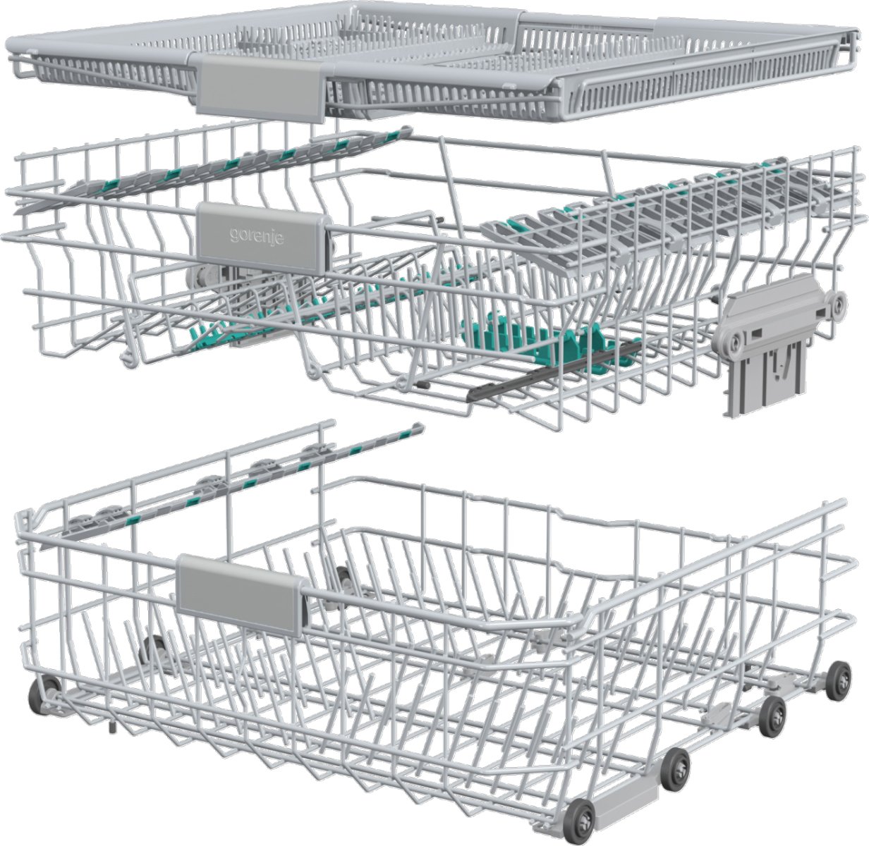 Gorenje G600 ULTRABU16AESX Volledig ingebouwd 16 couverts A DHZ2769 - Afbeelding 10