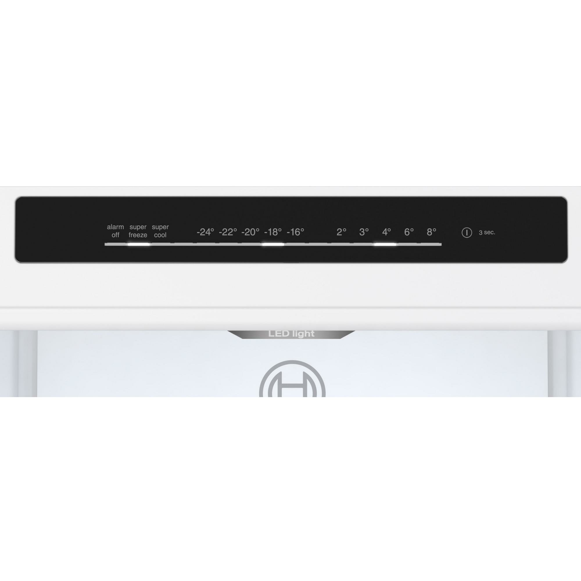 Bosch KGN362LBF koel-vriescombinatie Vrijstaand 321 l B Roestvrijstaal - Afbeelding 3