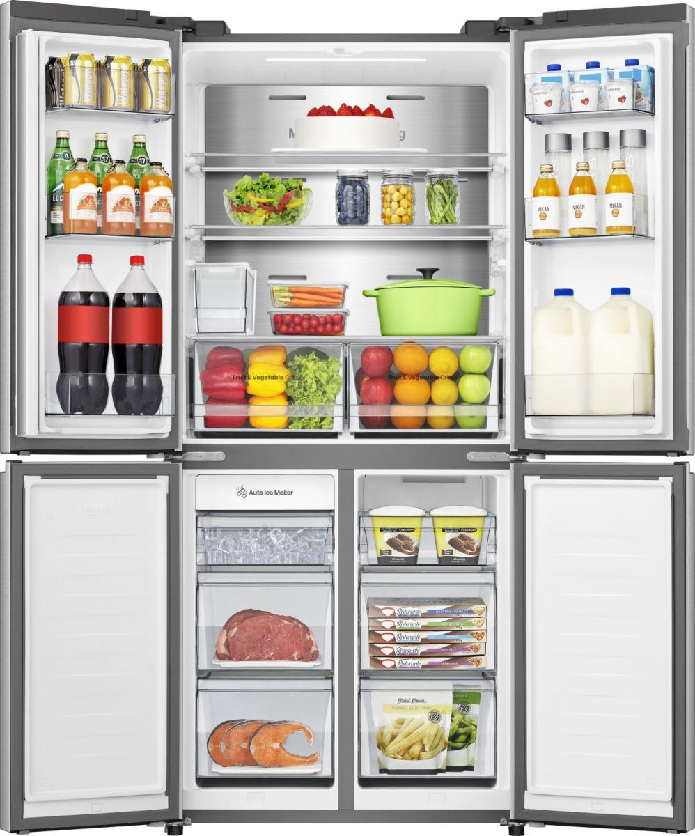Hisense RQ5P470SYID amerikaanse koelkast Vrijstaand 483 l D Roestvrijstaal doosschade DHZ4704 - Afbeelding 5
