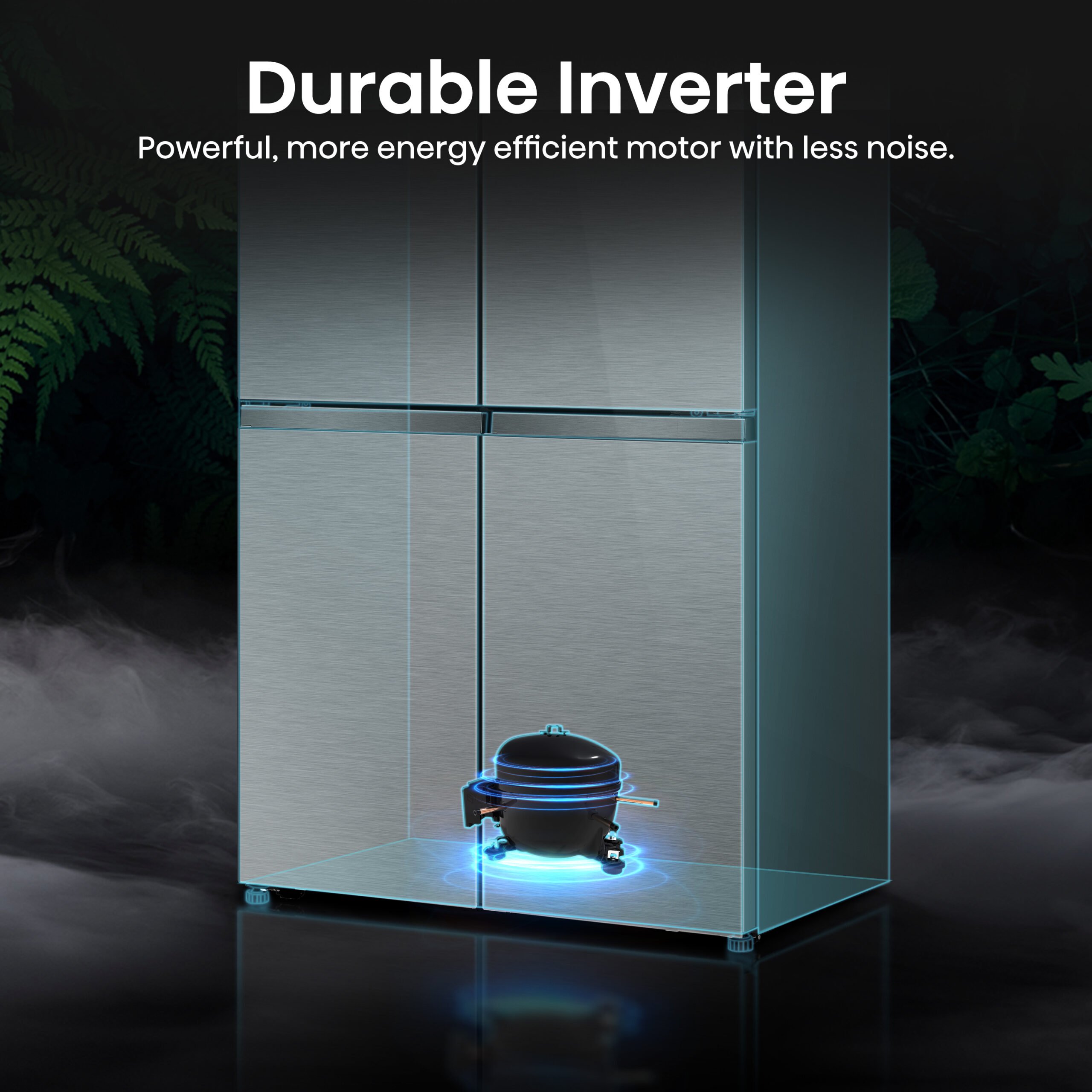 Hisense RQ768N4GVE amerikaanse koelkast Vrijstaand 591 l E Zilver DHZ2938 - Afbeelding 21