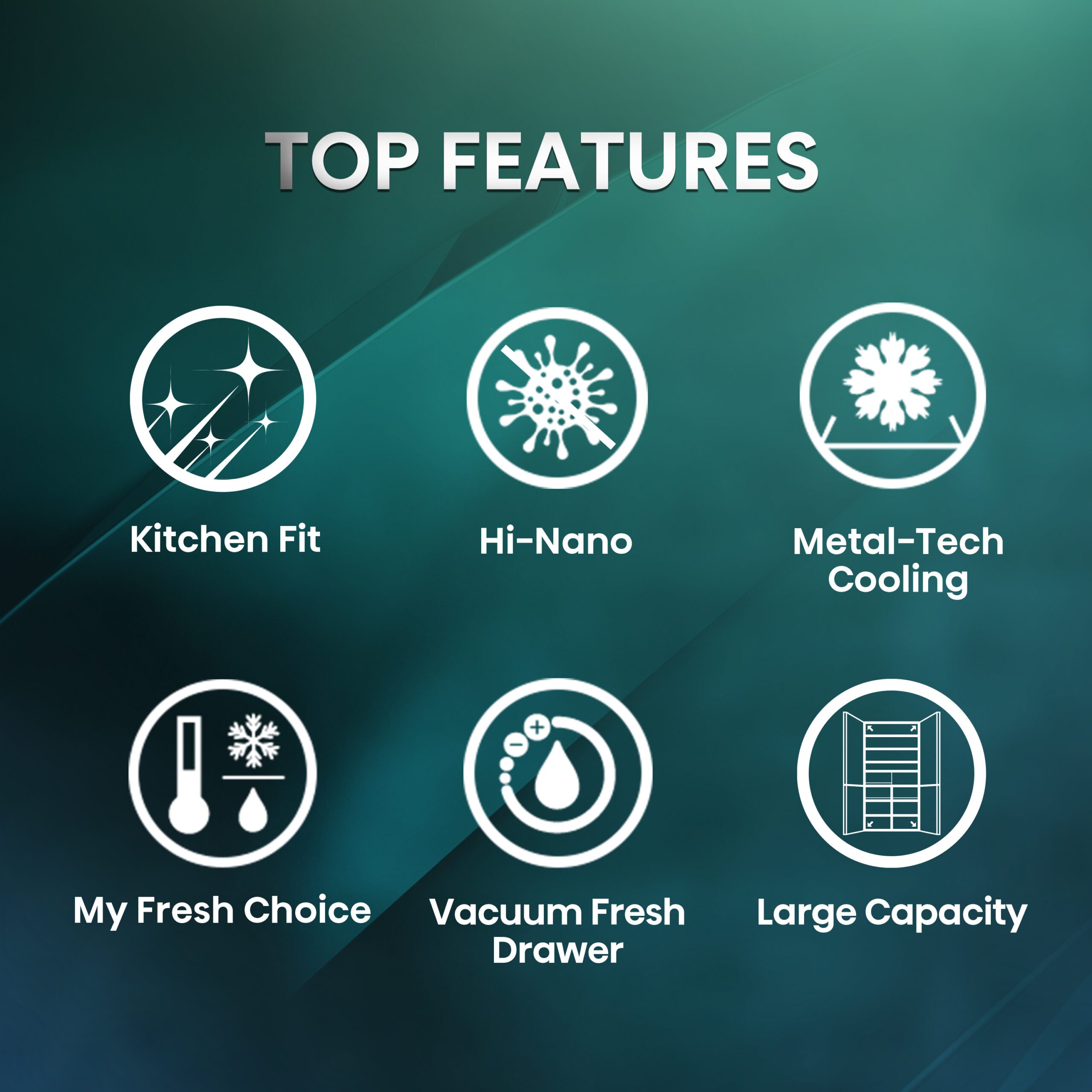 Hisense RQ768N4GVE amerikaanse koelkast Vrijstaand 591 l E Zilver DHZ2938 - Afbeelding 4