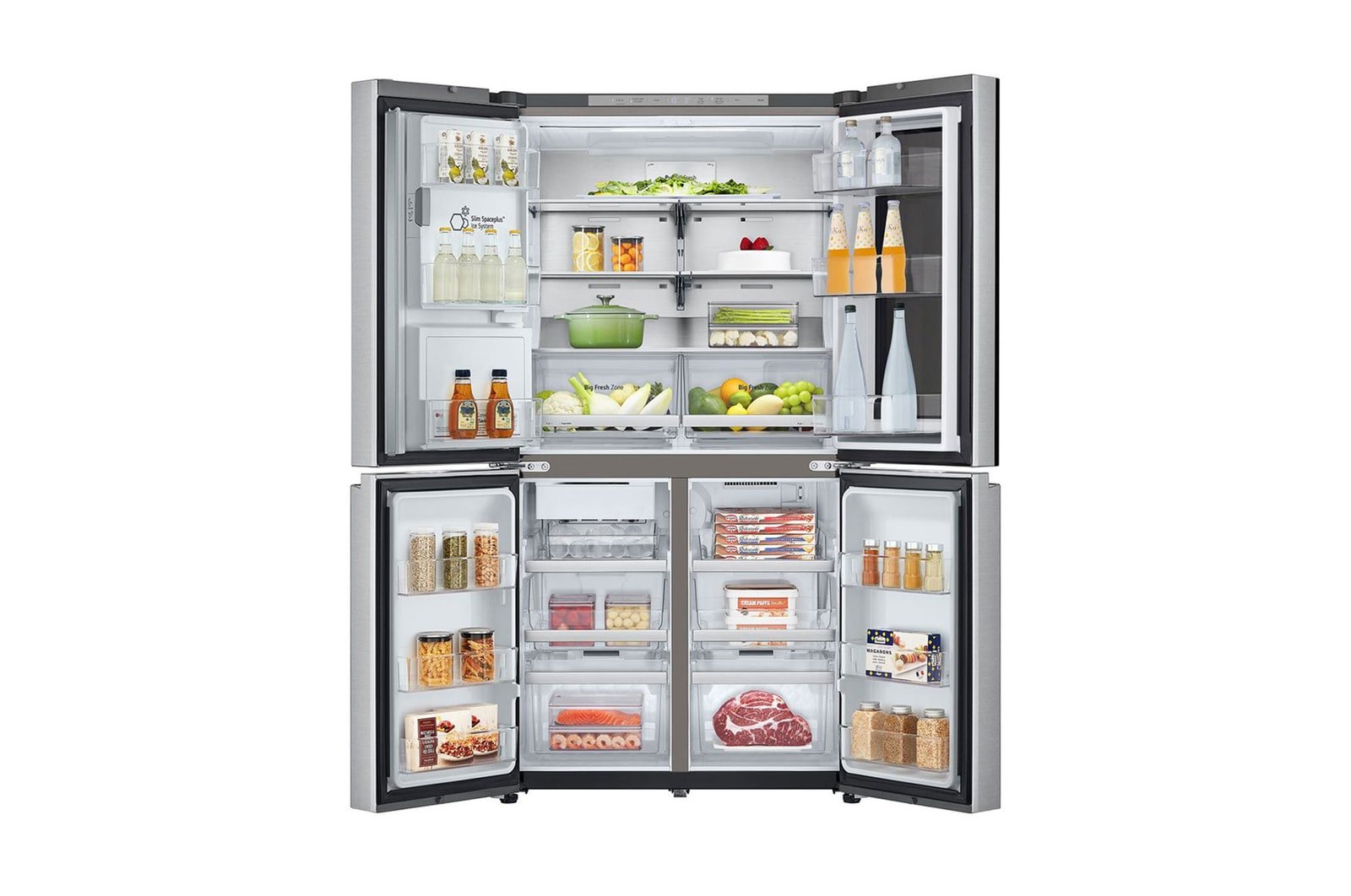 LG GMG960MBEE amerikaanse koelkast Vrijstaand 638 l E Roestvrijstaal - Afbeelding 3