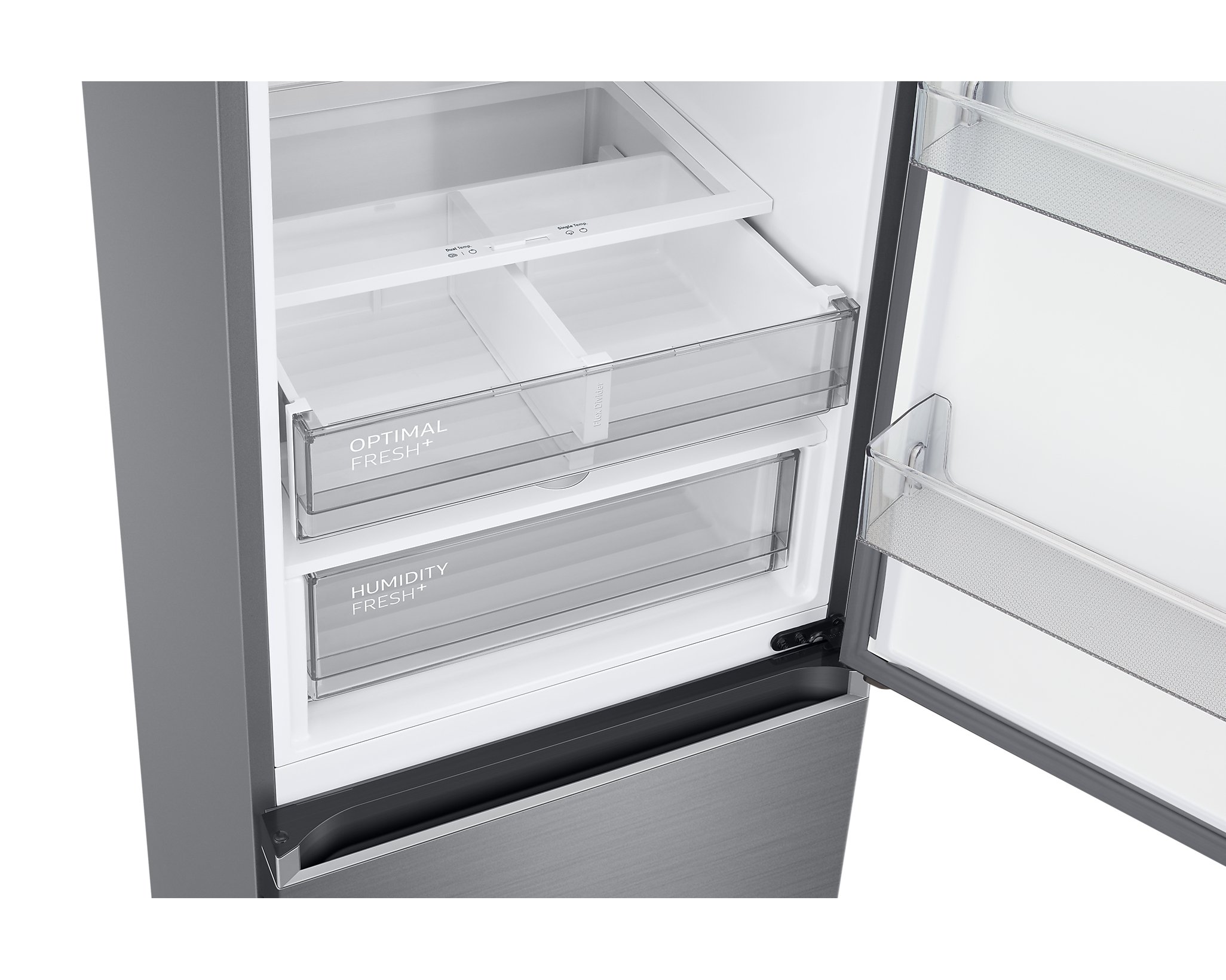 Samsung RL38C776ASR/EG koel-vriescombinatie Vrijstaand 387 l A Zilver - Afbeelding 7