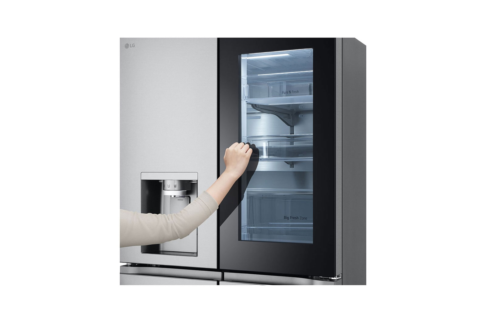 LG GMG960MBEE amerikaanse koelkast Vrijstaand 638 l E Roestvrijstaal - Afbeelding 6