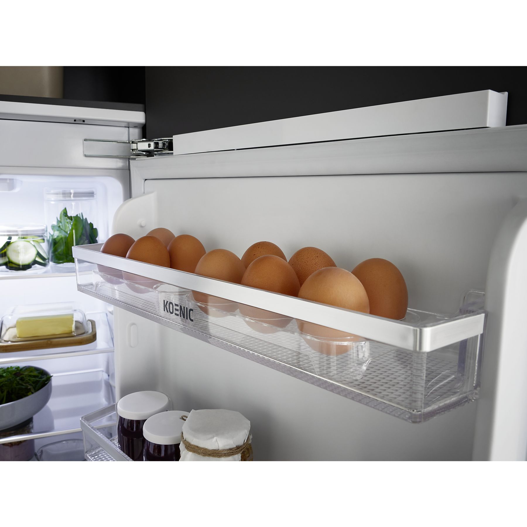 KOENIC KBK 8811 E DOD Inbouw koel-vriescombinatie Wit EWO3442 - Afbeelding 4