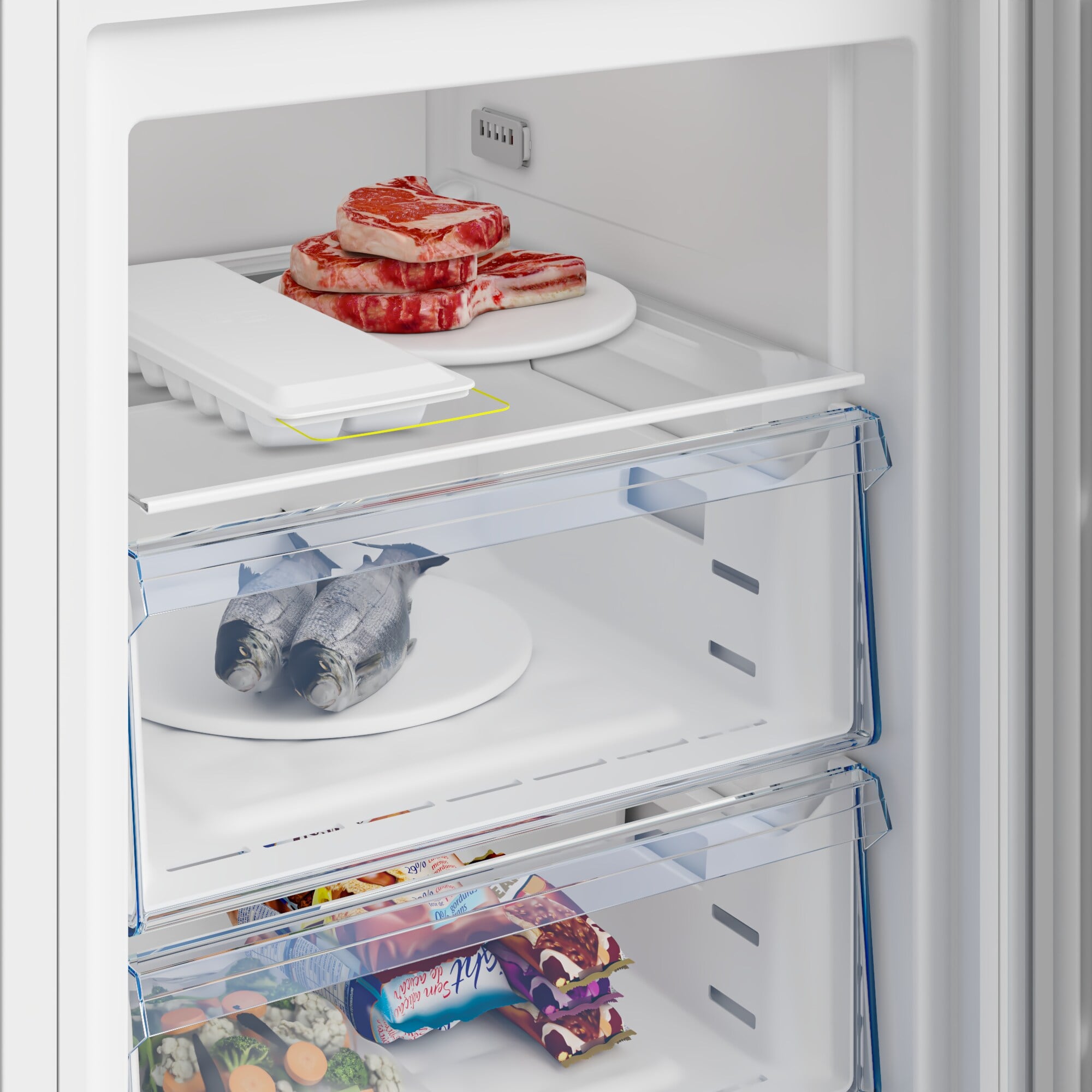 Beko B3RFNE274W Vrieskast Vrijstaand 220 l Wit DHZ3526APD - Afbeelding 6