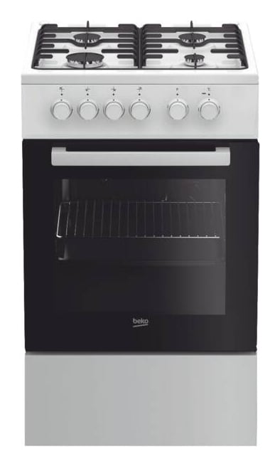 Beko FSS52001DWNL Vrijstaand fornuis Electrisch Gaskookplaat Wit DHZ3580APD