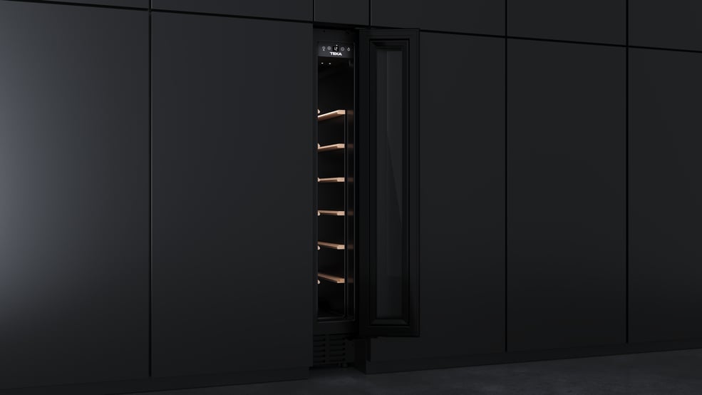 Teka RVU 10008 GBK Thermo-elektrische wijnkoeler Ingebouwd Zwart 8 fles(sen) - Afbeelding 10