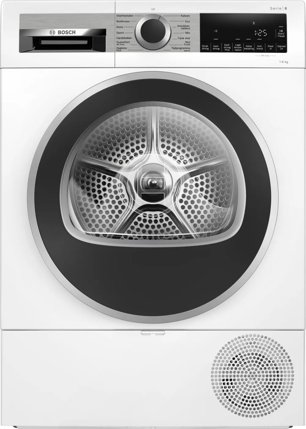 Bosch Serie 6 WQG233DLNL wasdroger Vrijstaand Voorbelading 8 kg Wit - Afbeelding 16