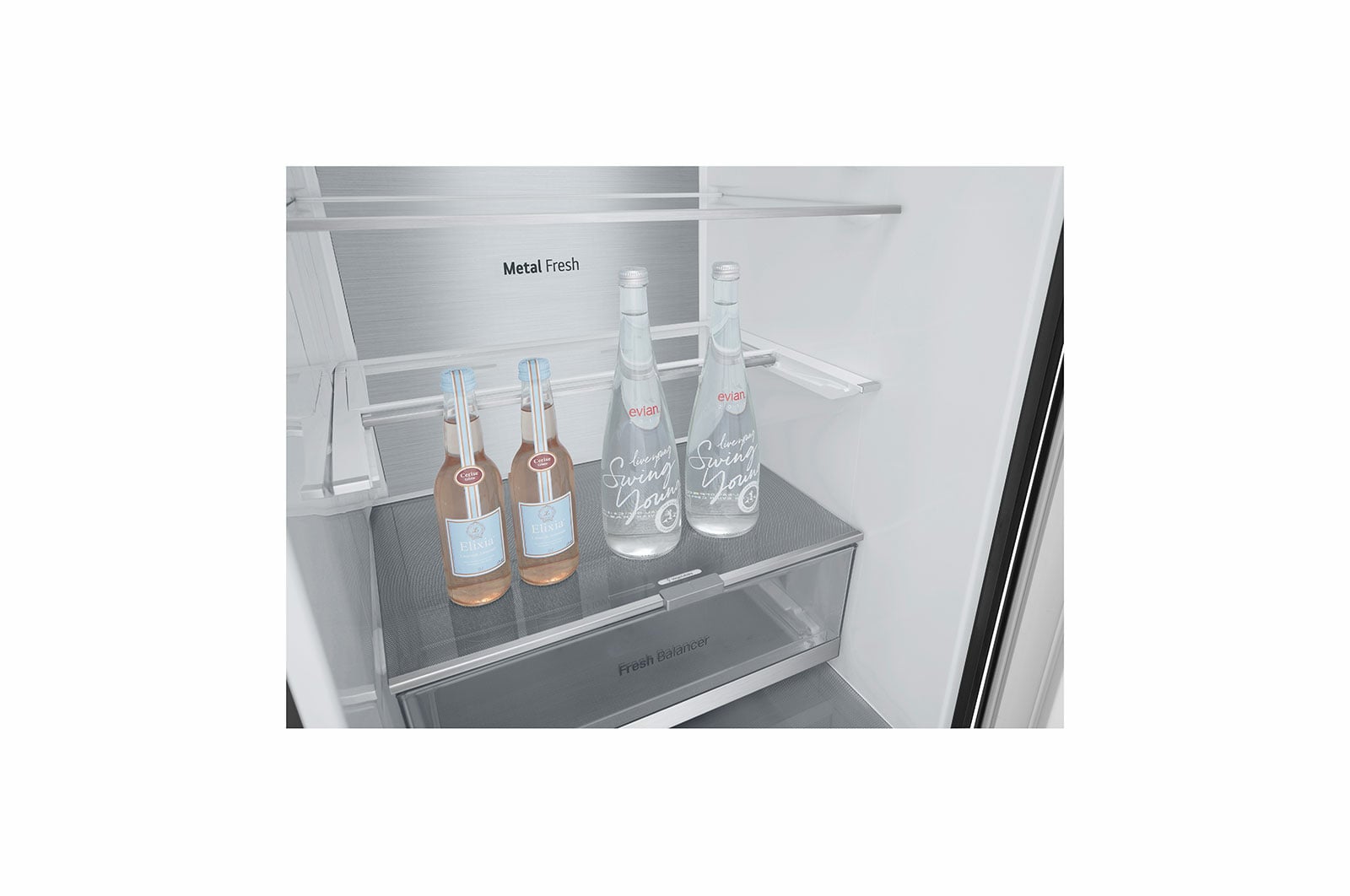 LG GBV7280BEV koel-vriescombinatie Vrijstaand 387 l Zwart - Afbeelding 11