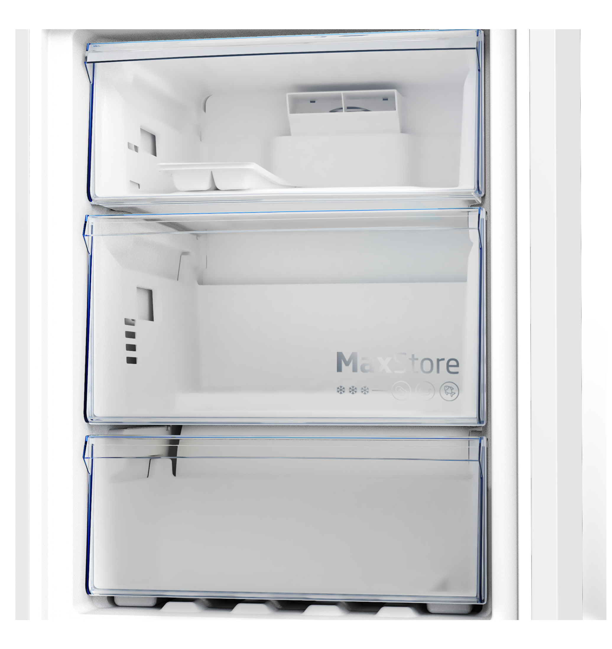 Beko B5RCNE365HG koel-vriescombinatie Vrijstaand 316 l Grijs EWO4332 - Afbeelding 8