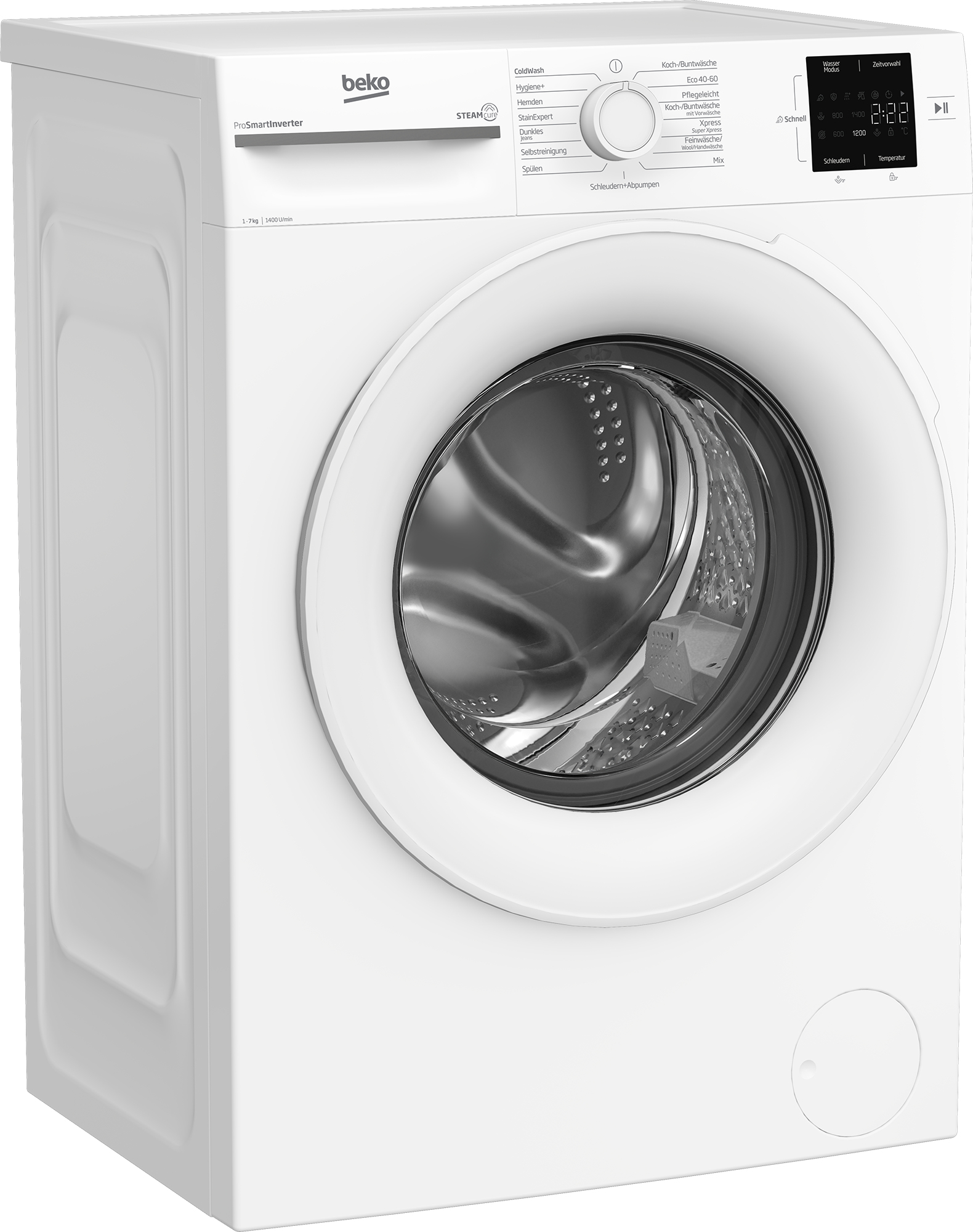 Beko BMMWFU374A wasmachine Voorbelading 7 kg 1351 RPM Wit DHZ4407 - Afbeelding 3