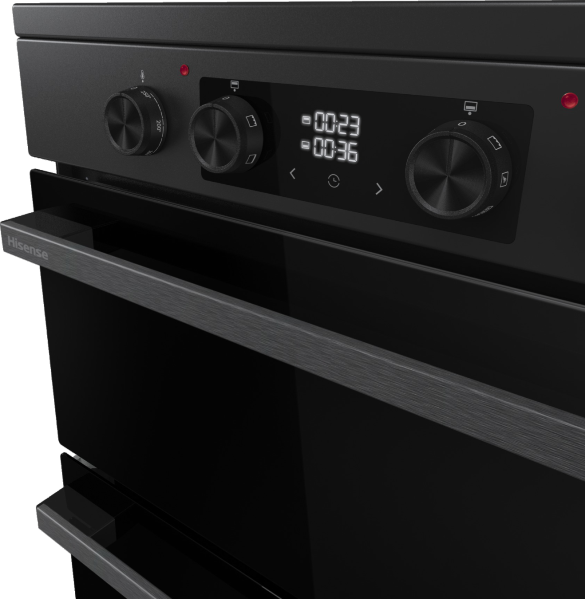 Hisense HDCEIT6C20B fornuis Vrijstaand fornuis Electrisch Inductiekookplaat zones Zwart EWO3612 - Afbeelding 3
